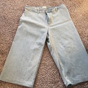 Universal Thread Light Blue Flare & Wide Leg Jeans